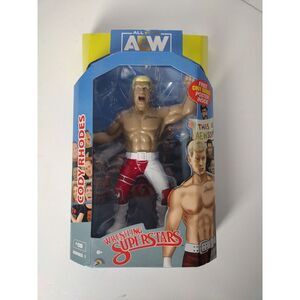 AEW CODY RHODES Wrestling Superstars  Figure Red Gear Walmart Exclusive WWE/AEW
